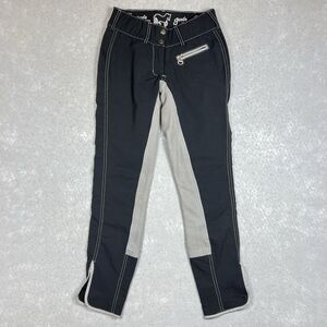 Goode Rider Breeches Tapered Equestrian Horse Riding Pants Black Women's 24R